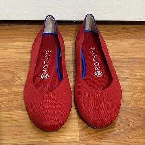 Brand New ❤️ Rothy’s Red Flats